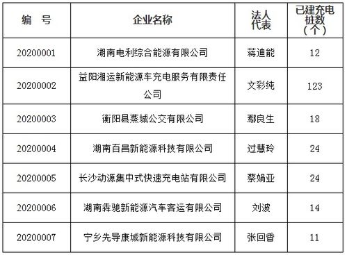 7家企業(yè)入選湖南省電動汽車充電設(shè)施運(yùn)營服務(wù)商公示目錄，推動充電設(shè)施建設(shè)運(yùn)營